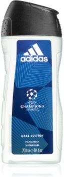 Adidas UEFA Champions League Dare Edition gel de banho para corpo e cabelo 250 ml. UEFA Champions League Dare Edition