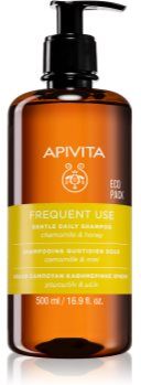 Apivita Frequent Use Chamomile & Honey champô para lavagem diária dos cabelos 500 ml. Frequent Use Chamomile & Honey