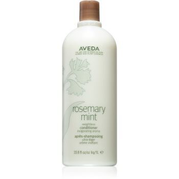 Aveda Rosemary Mint Weightless Conditioner condicionador suave para cabelo brilhante e macio 1000 ml. Rosemary Mint Weightless Conditioner