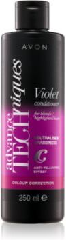 Avon Advance Techniques Colour Correction condicionador violeta para cabelo loiro e com madeixas 250 ml. Advance Techniques Colour Correction