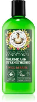 Babushka Agafia Volume & Strengthening 5 Wild Berries condicionador para dar volume ao cabelo 260 ml. Volume & Strengthening 5 Wild Berries