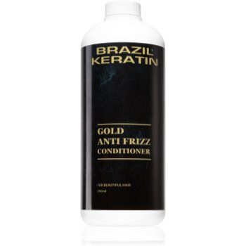 Brazil Keratin Gold condicionador com queratina para cabelo danificado 550 ml. Gold