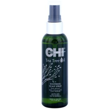 CHI Tea Tree Oil spray calmante contra a irritação e coceira do couro cabeludo 89 ml. Tea Tree Oil