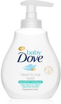 Dove Baby Sensitive Moisture gel de limpeza para corpo e cabelo 400 ml. Baby Sensitive Moisture