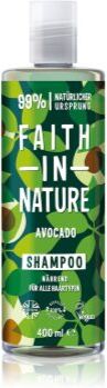 Faith In Nature Avocado champô de cuidado para todos os tipos de cabelos 400 ml. Avocado