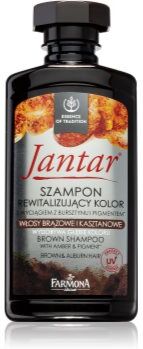 Farmona Jantar champô para o cabelo castanho escuro e castanho claro 330 ml. Jantar