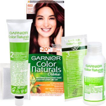 Garnier Color Naturals Creme coloração de cabelo tom 460 Fiery Black Red. Color Naturals Creme