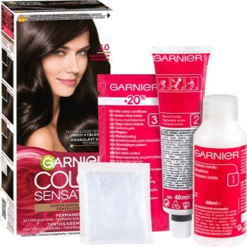 Garnier Color Sensation coloração de cabelo tom 3.0 Prestige brown. Color Sensation