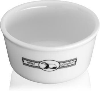 Golddachs Bowl recipiente de porcelana para preparações de barbear White 1 un.. Bowl