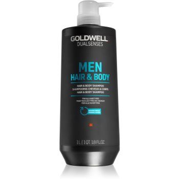 Goldwell Dualsenses For Men champô e gel de duche 2 em 1 1000 ml. Dualsenses For Men