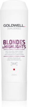 Goldwell Dualsenses Blondes & Highlights condicionador para cabelo loiro neutraliza tons amarelados 200 ml. Dualsenses Blondes & Highlights