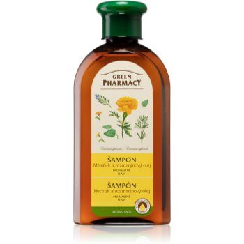 Green Pharmacy Hair Care Calendula champô para cabelo normal a oleoso 350 ml. Hair Care Calendula