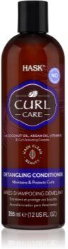 HASK Curl Care condicionador nutritivo para cabelos ondulados e encaracolados 355 ml. Curl Care