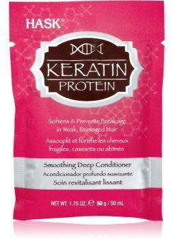 HASK Keratin Protein condicionador profundamente nutritivo para cabelos danificados e quimicamente tratados 50 ml. Keratin Protein