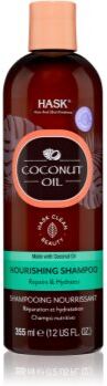 HASK Monoi Coconut Oil champô de cuidado para cabelo brilhante e macio 355 ml. Monoi Coconut Oil