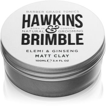 Hawkins & Brimble Natural Grooming Elemi & Ginseng pomada matificante para cabelo 100 ml. Natural Grooming Elemi & Ginseng