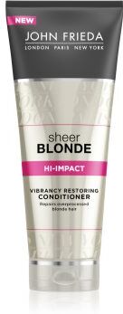 John Frieda Sheer Blonde condicionador regenerador para cabelo loiro e grisalho 250 ml. Sheer Blonde