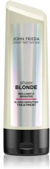 John Frieda Sheer Blonde Brilliantly Brighter bálsamo para cabelo loiro e com madeixas pro perleťové odlesky 120 ml. Sheer Blonde Brilliantly Brighter