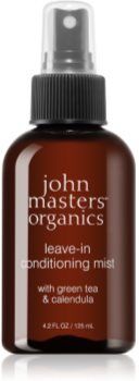 John Masters Organics Green Tea & Calendula condicionador sem enxaguar em spray 125 ml. Green Tea & Calendula