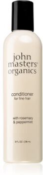 John Masters Organics Rosemary & Peppermint condicionador para cabelo fino 236 ml. Rosemary & Peppermint