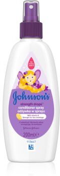 Johnson's® Strenght Drops condicionador fortificante para crianças em spray 200 ml. Strenght Drops