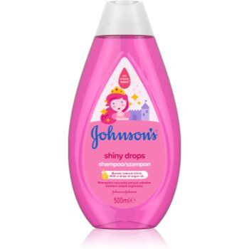 Johnson's® Shiny Drops champô suave para crianças 500 ml. Shiny Drops