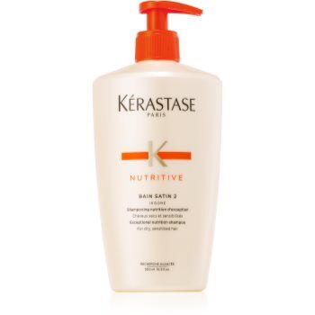 Kérastase Nutritive Bain Satin 2 champô excecionalmente nutritivo para cabelo seco e sensível 500 ml. Nutritive Bain Satin 2