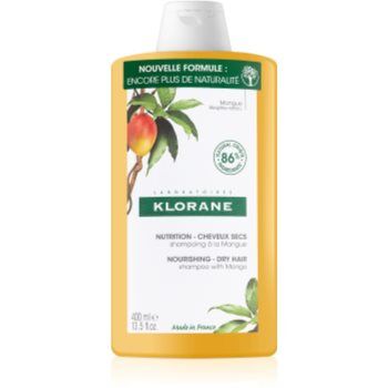 Klorane Mango champô intensamente nutritivo para cabelo seco 400 ml. Mango