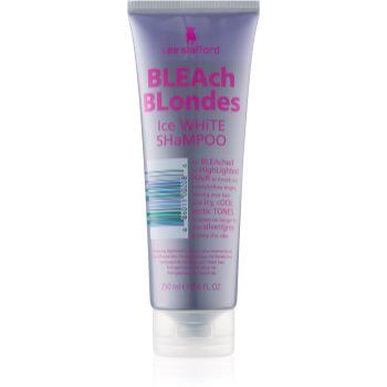 Lee Bleach Blondes champô prateado neutraliza tons amarelados 250 ml. Bleach Blondes