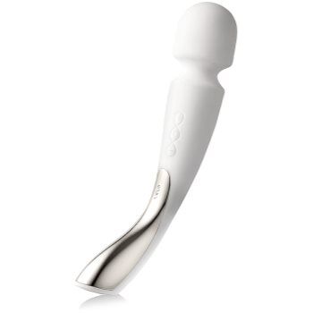 Lelo Smart Wand Massager Medium cabeça de massagem e vibrador Ivory 22 cm. Smart Wand Massager Medium