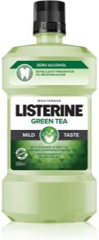 Listerine Green Tea elixir bocal para reforçar o esmalte dentário 500 ml. Green Tea