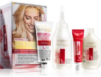 L’Oréal Paris Excellence Creme coloração de cabelo tom 9 Light Natural Blonde . Excellence Creme