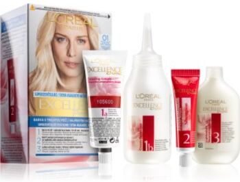 L’Oréal Paris Excellence Creme coloração de cabelo tom 01 Lightest Natural Blonde . Excellence Creme