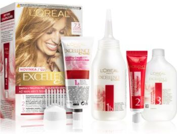 L’Oréal Paris Excellence Creme coloração de cabelo tom 7.3. Excellence Creme