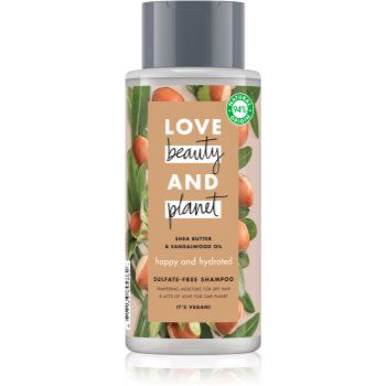 Love Beauty & Planet Happy and Hydrated champô para cabelo seco 400 ml. Happy and Hydrated