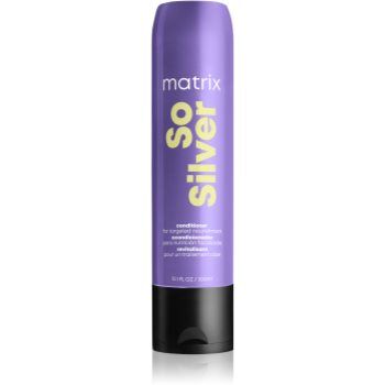 Matrix Total Results So Silver condicionador neutraliza tons amarelados 300 ml. Total Results So Silver