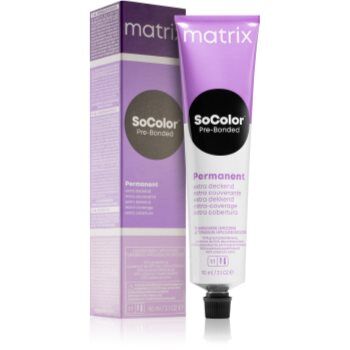 Matrix SoColor Pre-Bonded Extra Coverage cor para cabelo permanente tom 504N Mittelbraun Natur 90 ml. SoColor Pre-Bonded Extra Coverage