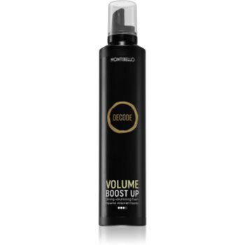 Montibello Decode Volume Boost Up espuma styling com fixação extra forte 300 ml. Decode Volume Boost Up