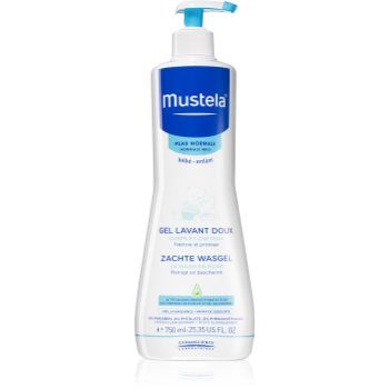 Mustela Bébé Bain gel de limpeza capilar e corporal para crianças 750 ml. Bébé Bain