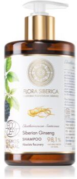 Natura Siberica Flora Siberica Siberian Ginseng champô hidratante para cabelo seco a danificado 480 ml. Flora Siberica Siberian Ginseng