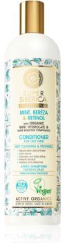 Natura Siberica Mint, Bereza & Retinol bálsamo refrescante para cabelo oleoso 400 ml. Mint, Bereza & Retinol