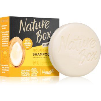 Nature Box Argan champô sólido com efeito nutritivo 85 g. Argan