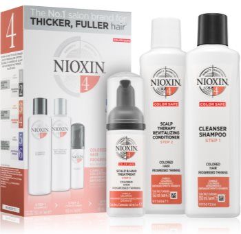 Nioxin System 4 Color Safe coffret II. (para cabelo pintado) unissexo . System 4 Color Safe