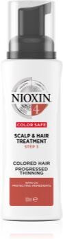 Nioxin System 4 Color Safe Tratamento para o couro cabeludo e cabelo sensivelmente fino e químicamente tratado 100 ml. System 4 Color Safe