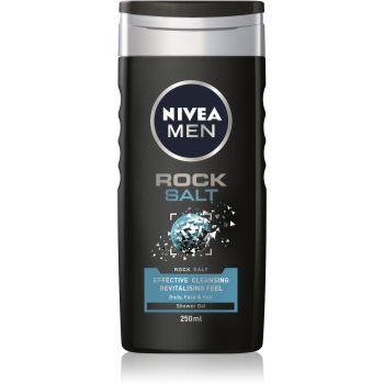 Nivea Men Rock Salt gel de banho para homens 250 ml. Men Rock Salt