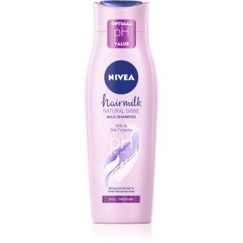 Nivea Hairmilk Natural Shine champô de cuidado 250 ml. Hairmilk Natural Shine