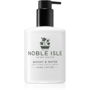 Noble Isle Whisky & Water creme para as mãos 250 ml. Whisky & Water