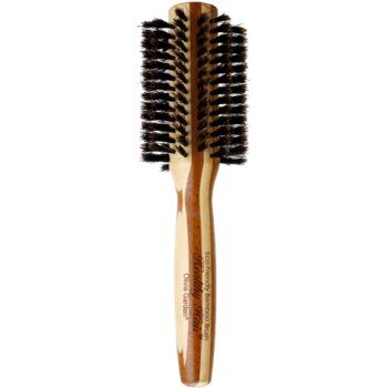 Olivia Garden Healthy Hair 100% Natural Boar Bristles escova de cabelo diâmetro 30 mm . Healthy Hair 100% Natural Boar Bristles
