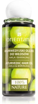 Orientana Ayurvedic Hair Hair Oil Amla & Bhringraj óleo para o crescimento do cabelo 105 ml. Ayurvedic Hair Hair Oil Amla & Bhringraj