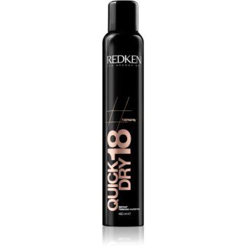 Redken Quick Dry spray de secagem rápida para finalização fixação ultraforte 400 ml. Quick Dry